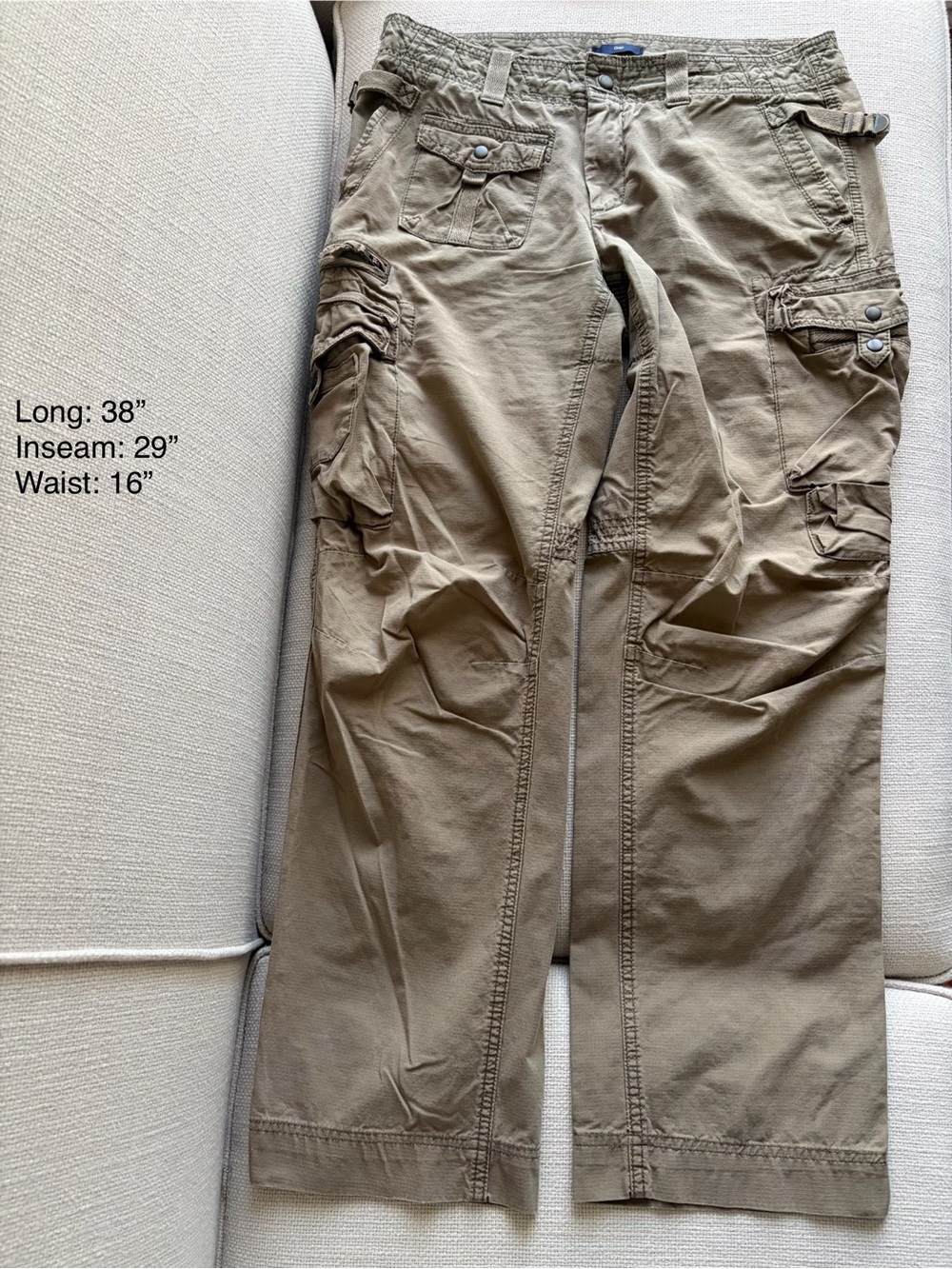 Women’s Cargo Pants in Khaki - Casual Utility Style